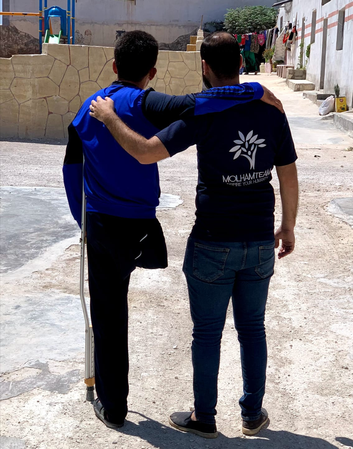 Abdulnaser is disabled and can't make living for his family