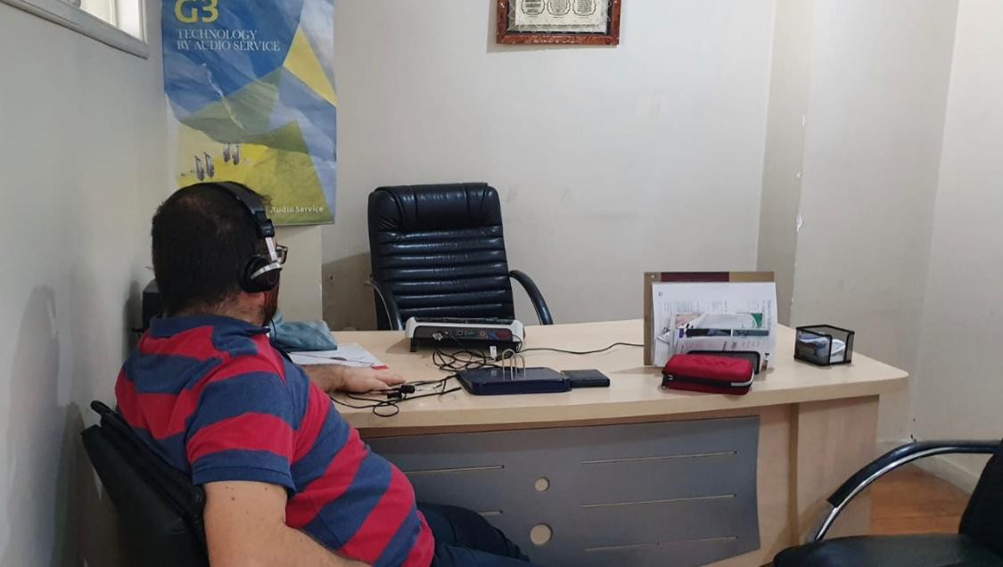 Nihad suffers from hearing loss and needs hearing aids