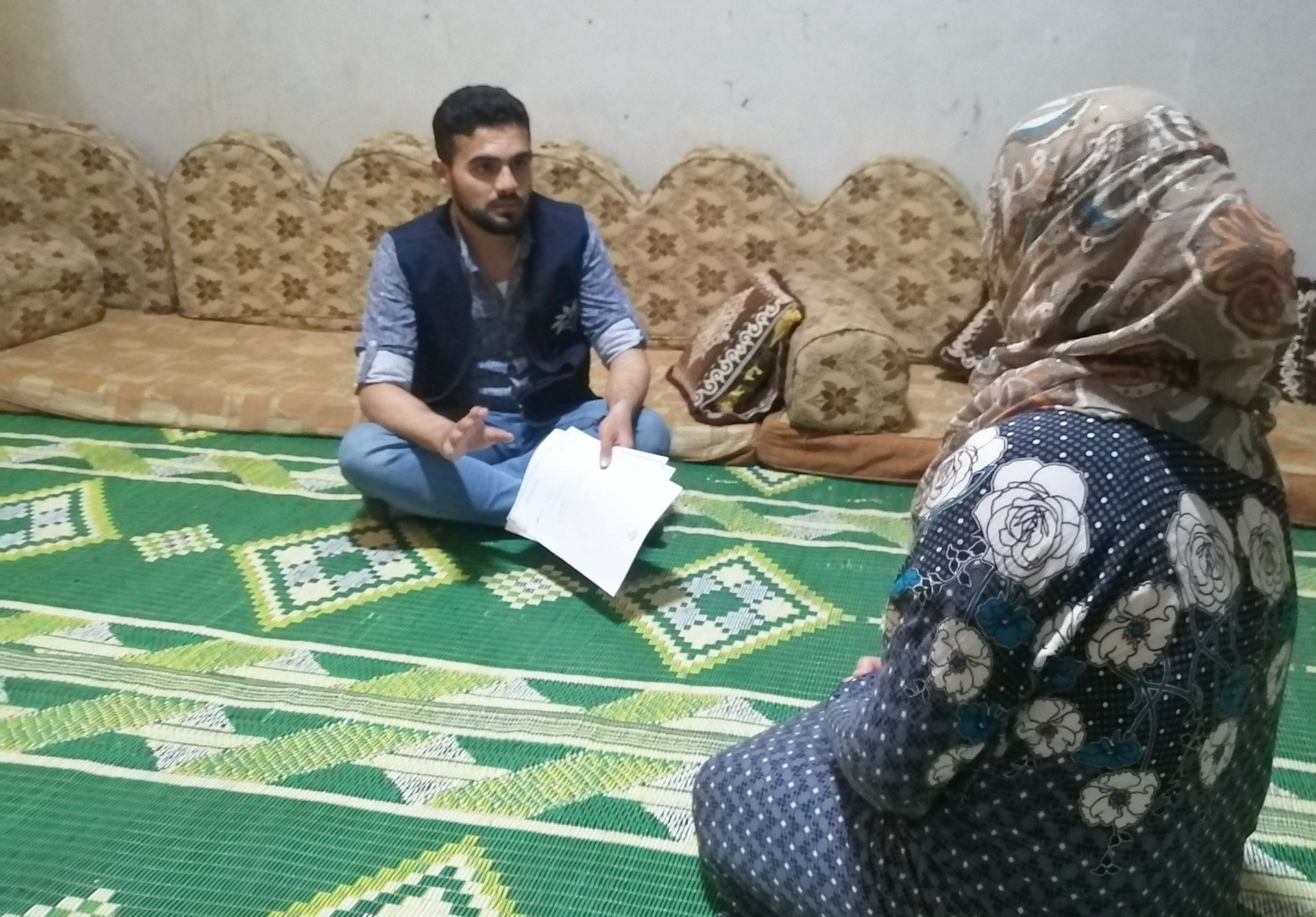 Three displaced families are at risk of being homeless