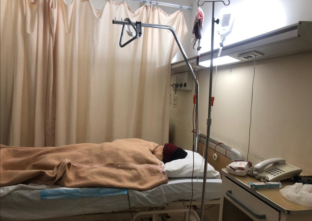 Her life's at threat after giving birth.