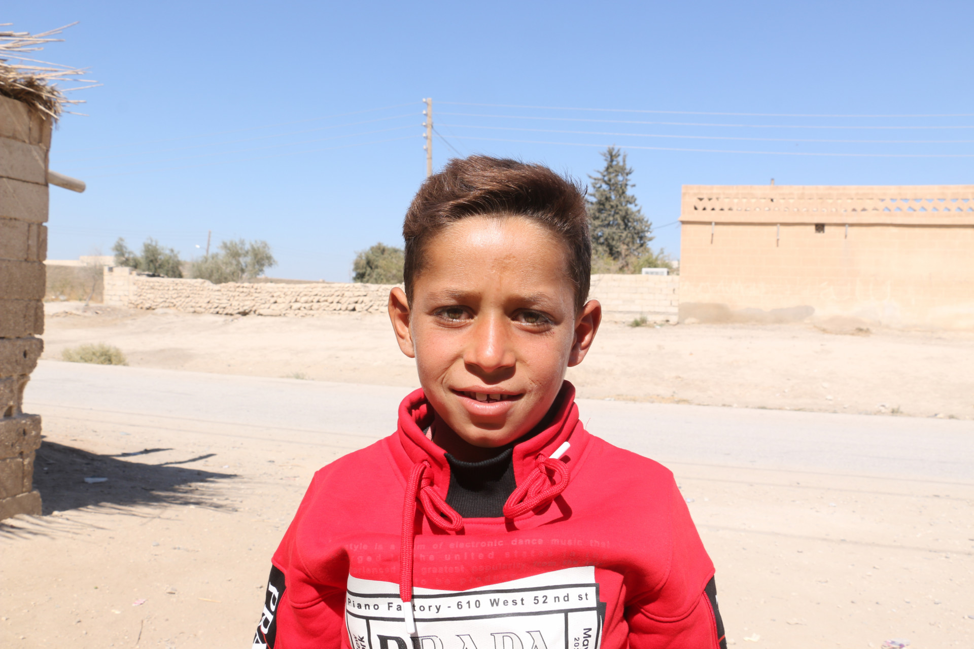Molham, an orphan from Tal-Abyad