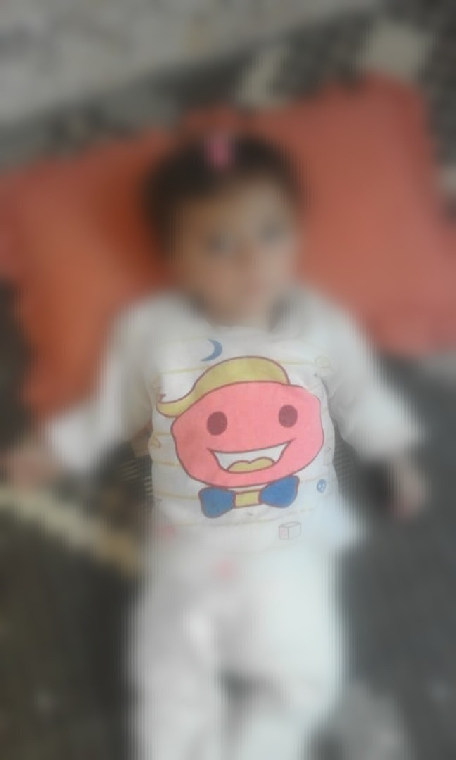 Baby who needs immediate treatment