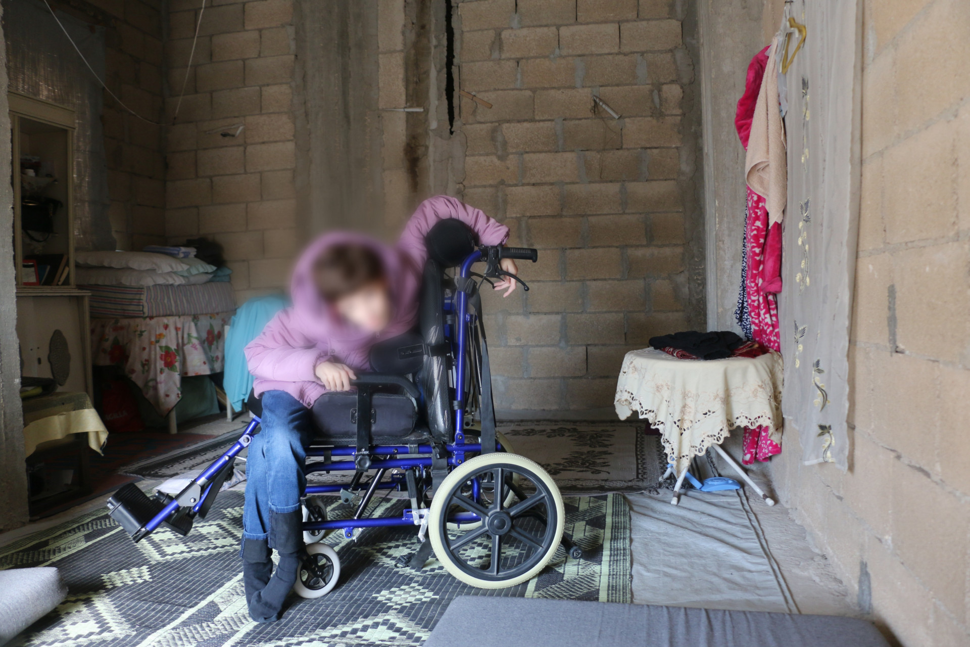 A displaced family with a special needs child needs your help with living expenses