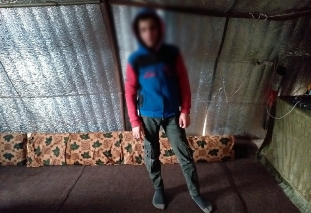A boy left school due to sickness