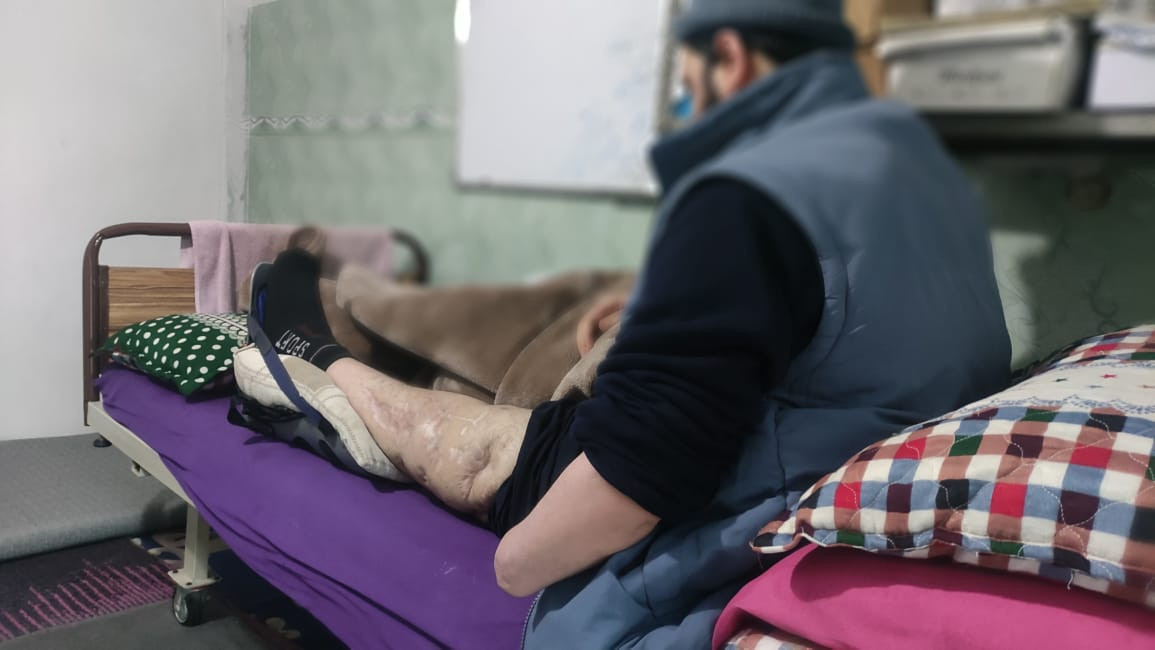 Muhaidi suffered an injury and lost the ability to support his family