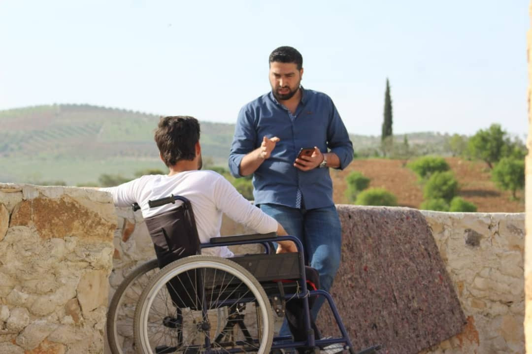 The breadwinner of the family lost his leg