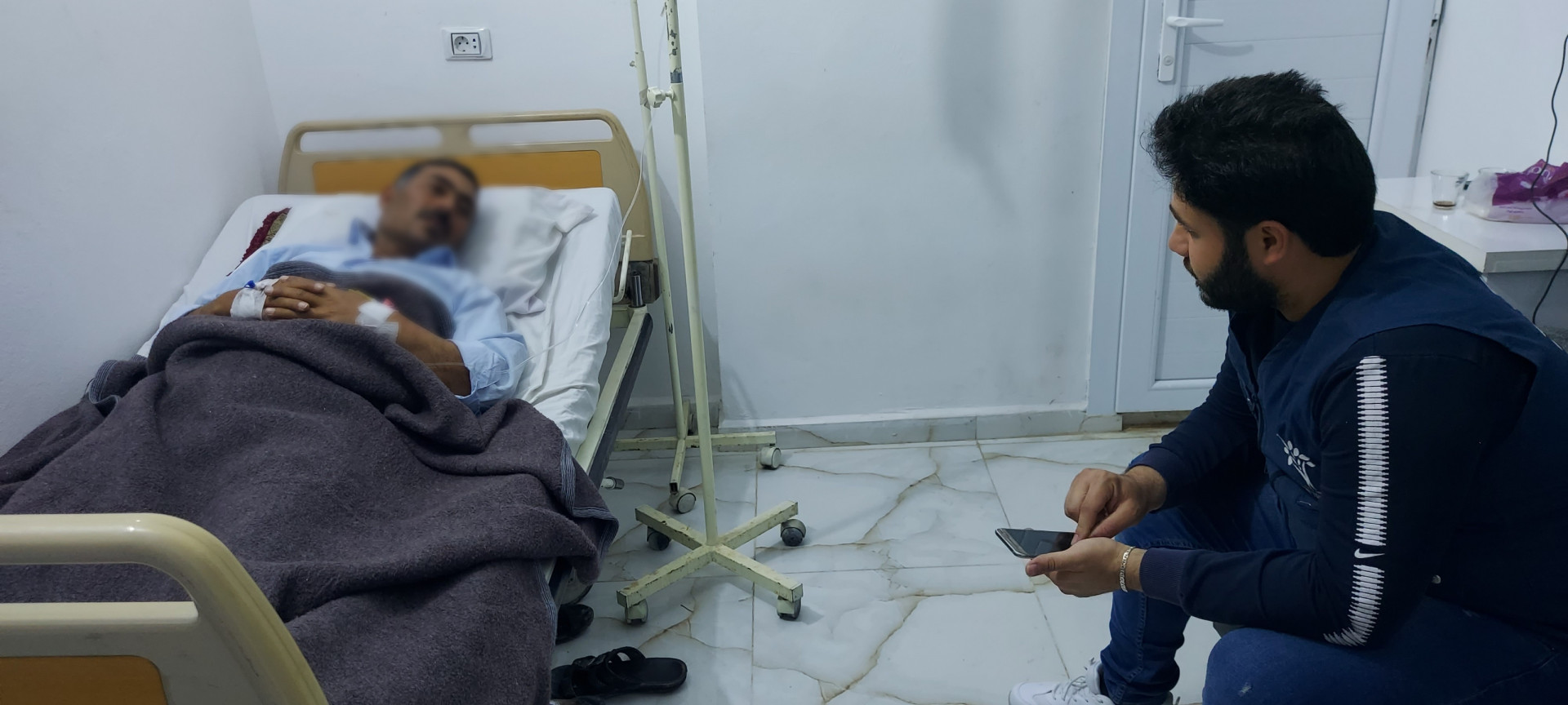 Hasan is sick and disabled