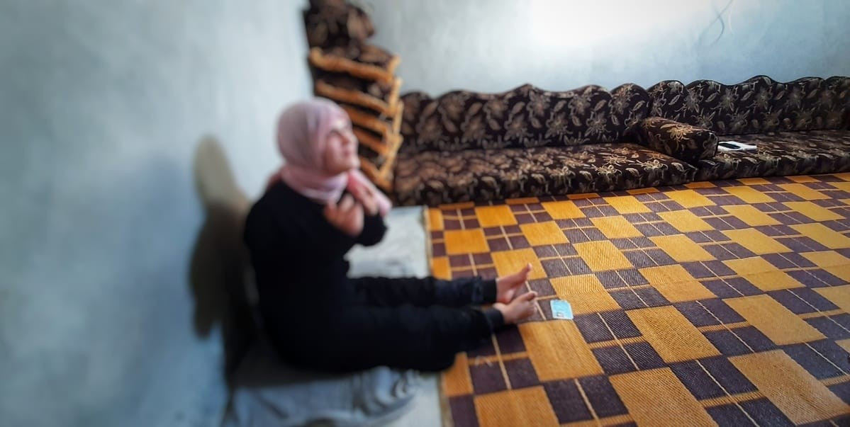 A displaced family in need of support