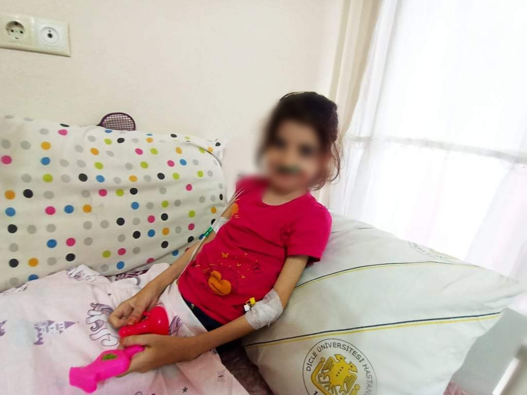 Rahaf was born with hepatitis C and pneumonitis