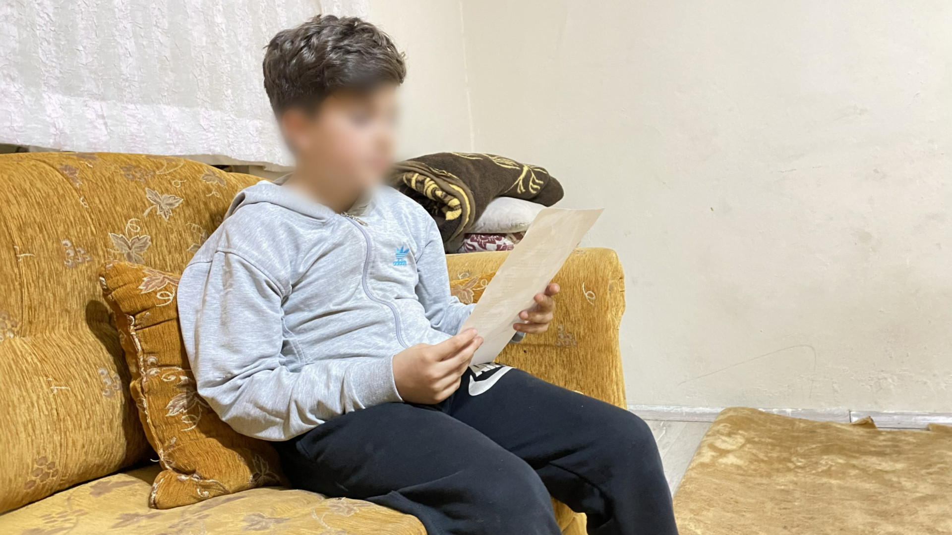 A little child needs surgery to save his sight