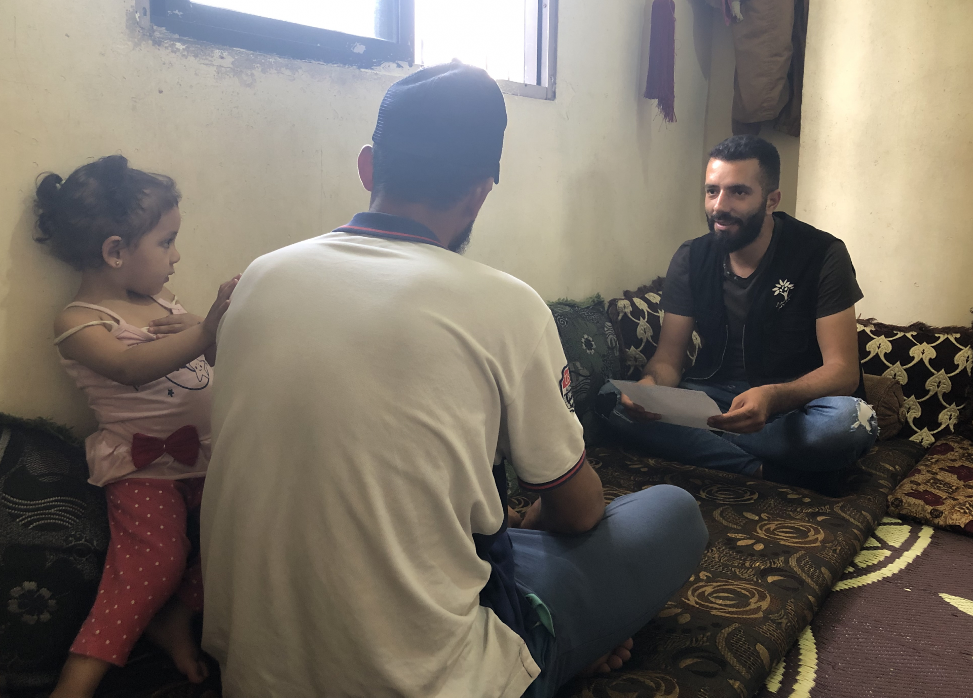 Ayed and his family are going through difficult living conditions