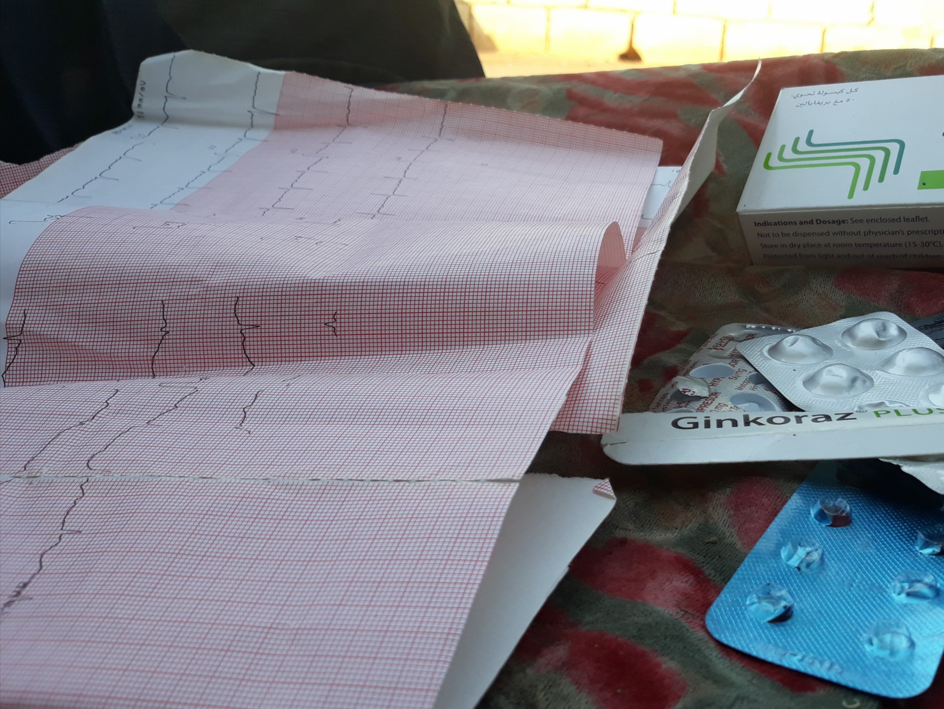 A sick woman in need to undergoing Coronary Catheterization!