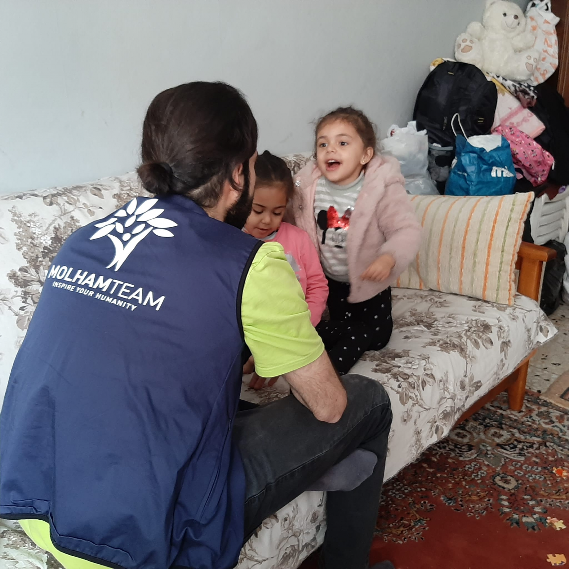 Omar's family lives a very bad living situation after the earthquake