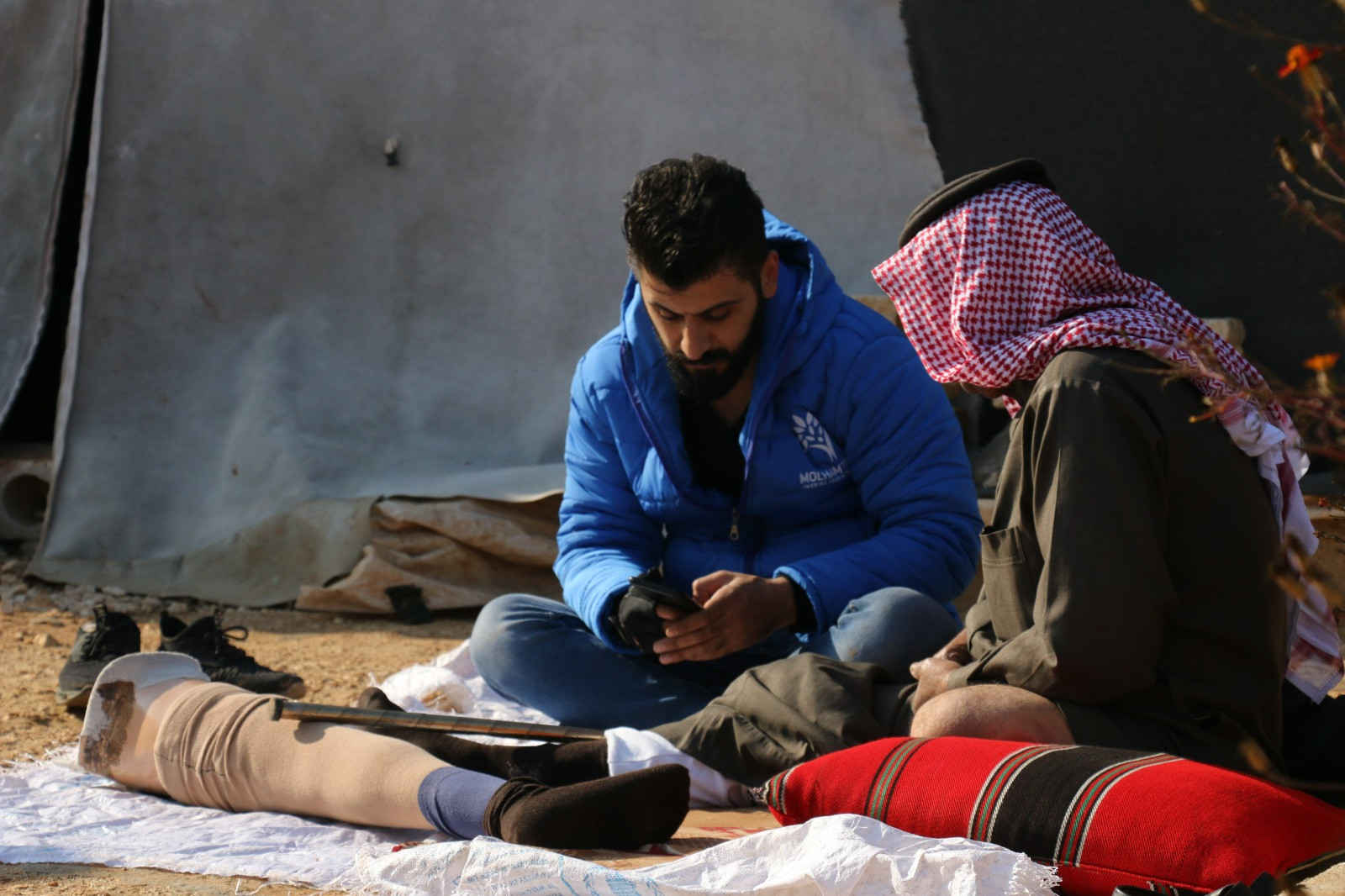 War injuries prevented him from supporting the family.