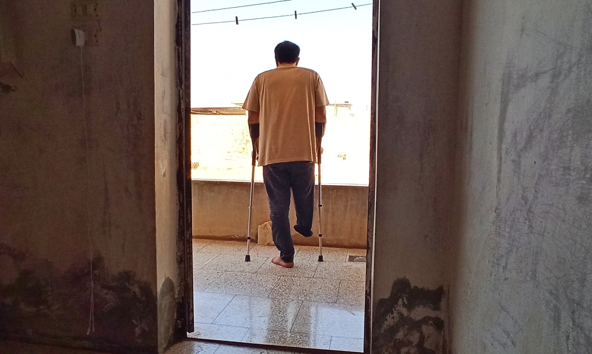 He feels helpless as he is unable to secure his family’s needs.