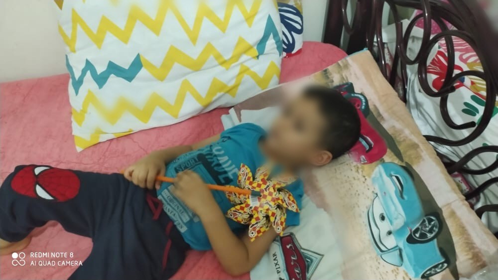 عمره ثلاثة سنوات ومصاب بسرطان الكلية