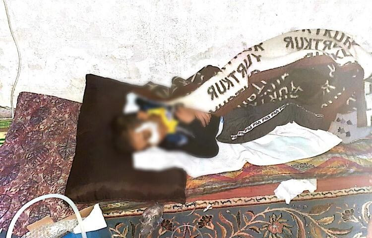 A child with health problems needs treatment