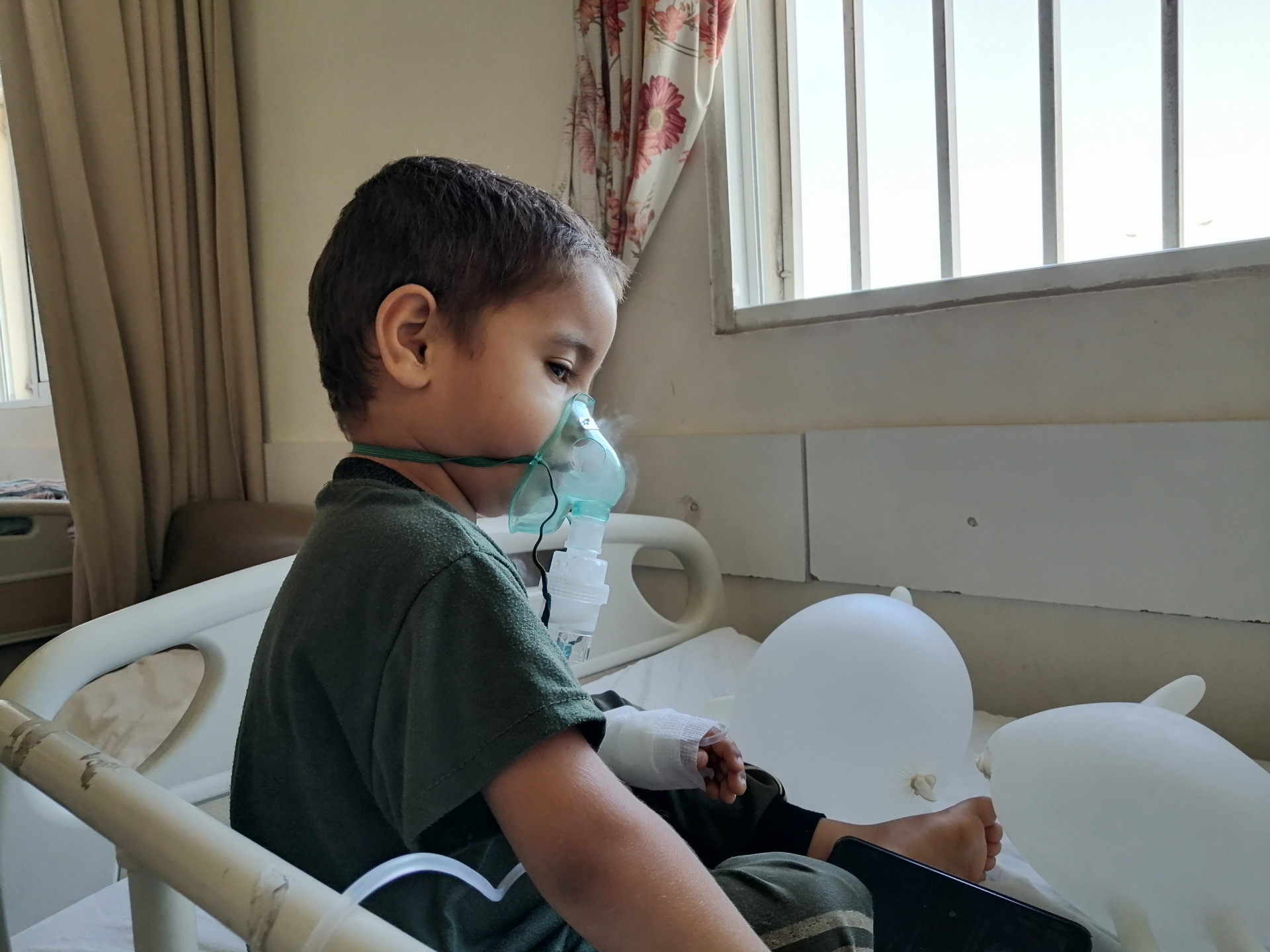 Muhammad is waiting for your donations to recover from his illness and return a smile to his tired face