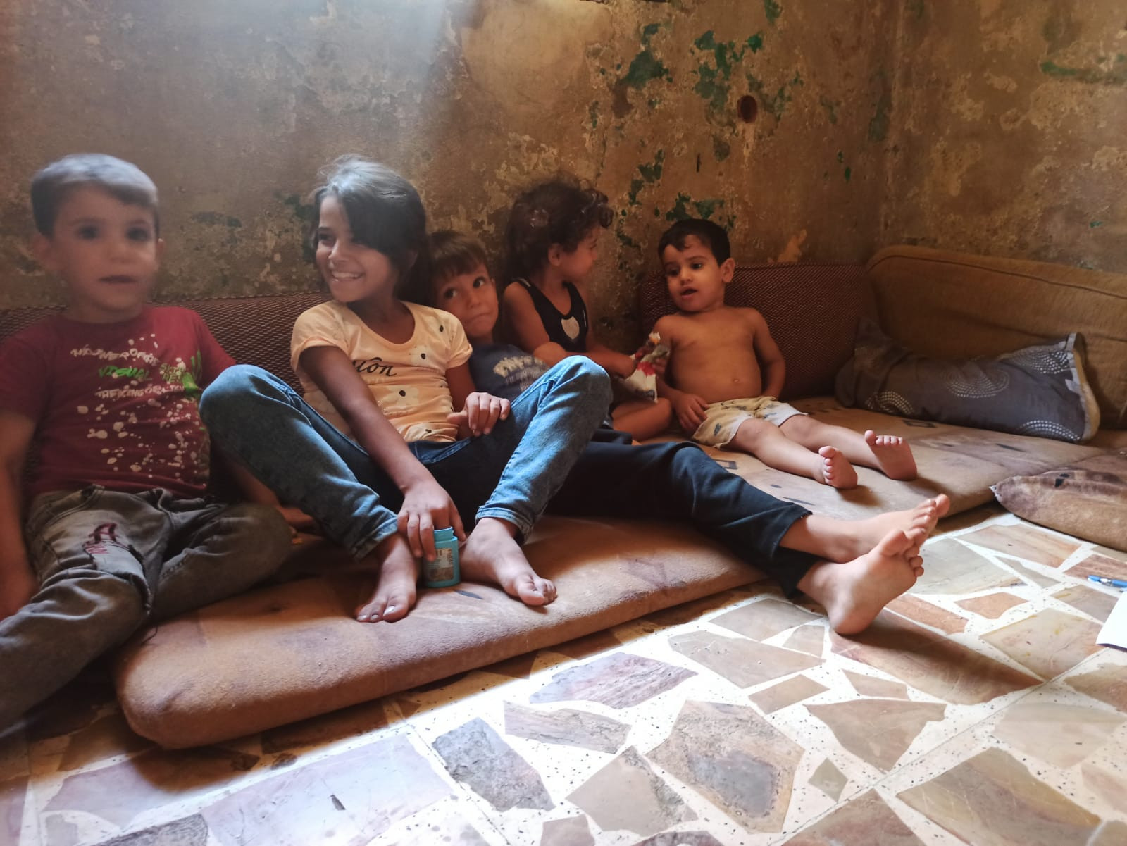 A family that lives in tragic circumstances.