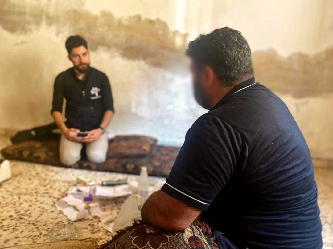 Ahmad is injured and sick and his childrenare sick
