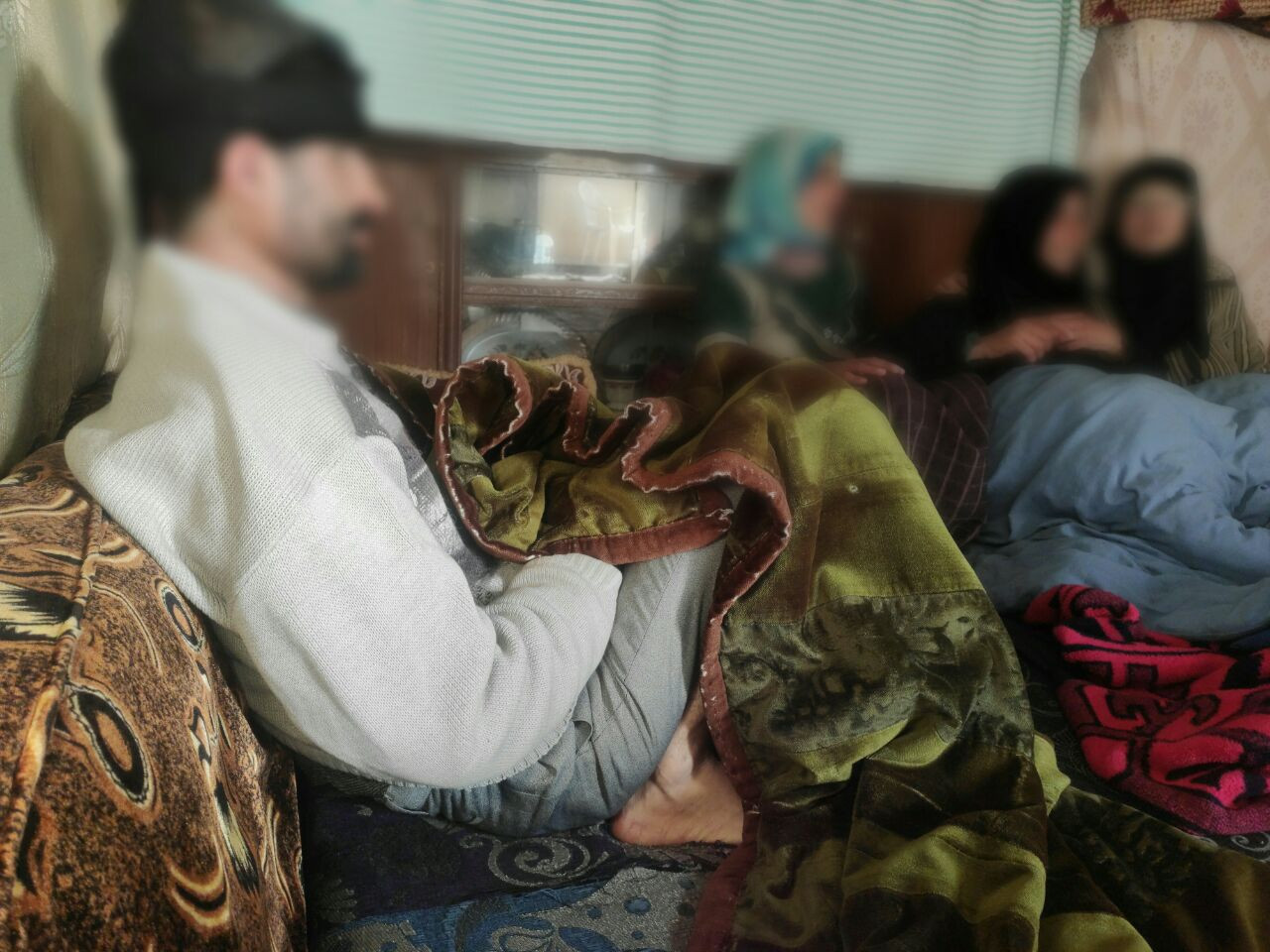 Mohammad is sick and has 3 disabled chidlren