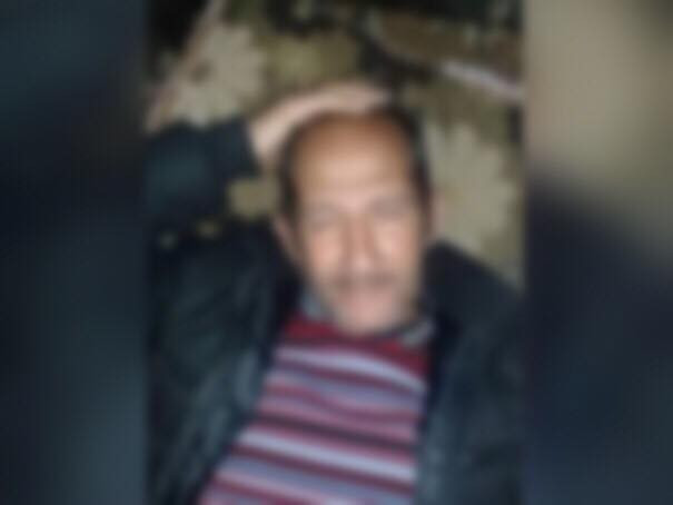 An old man in need for eye surgery