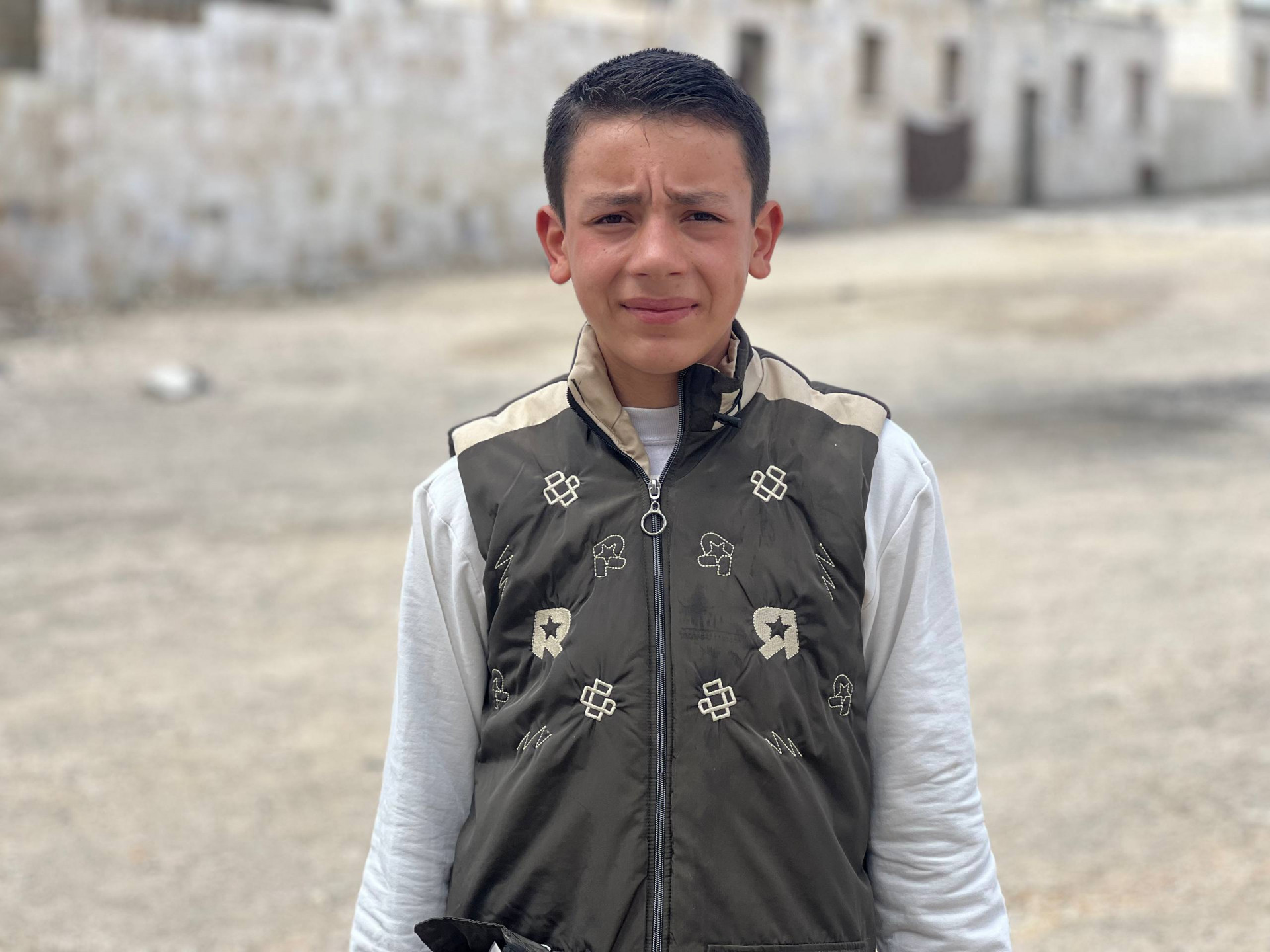 Monsif, ein Waisenkind aus Aleppo