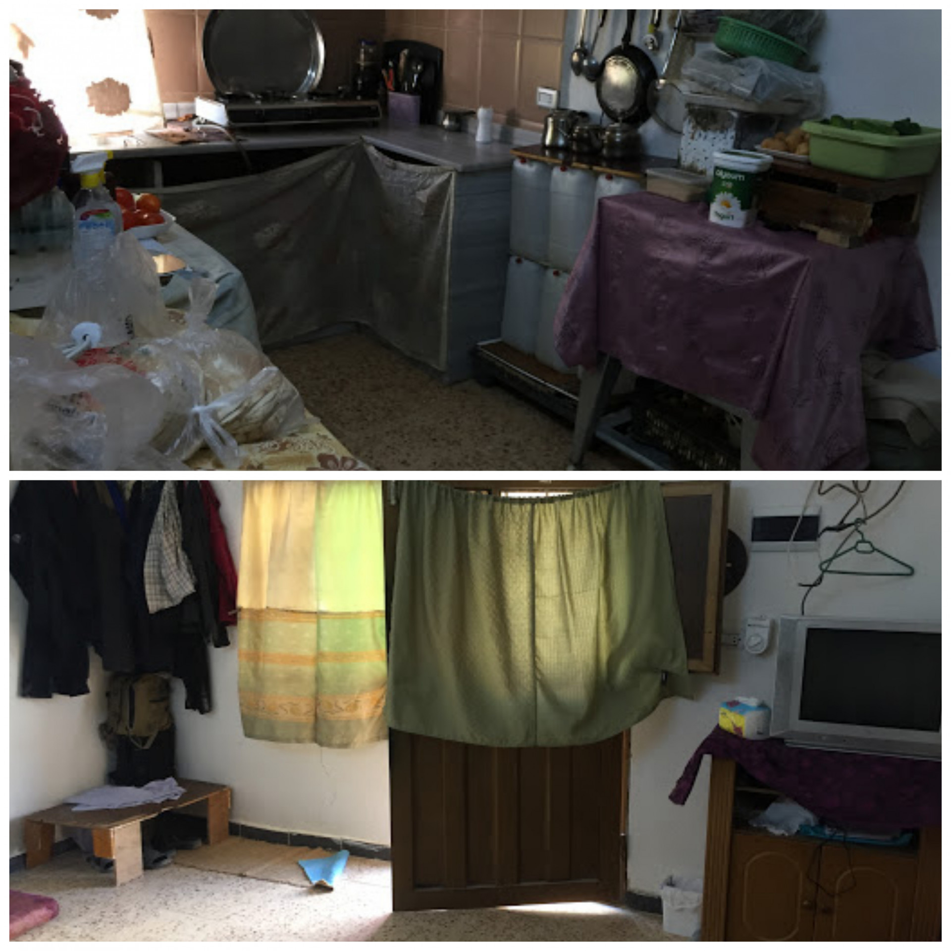 Hamza and his family live in miserable living conditions