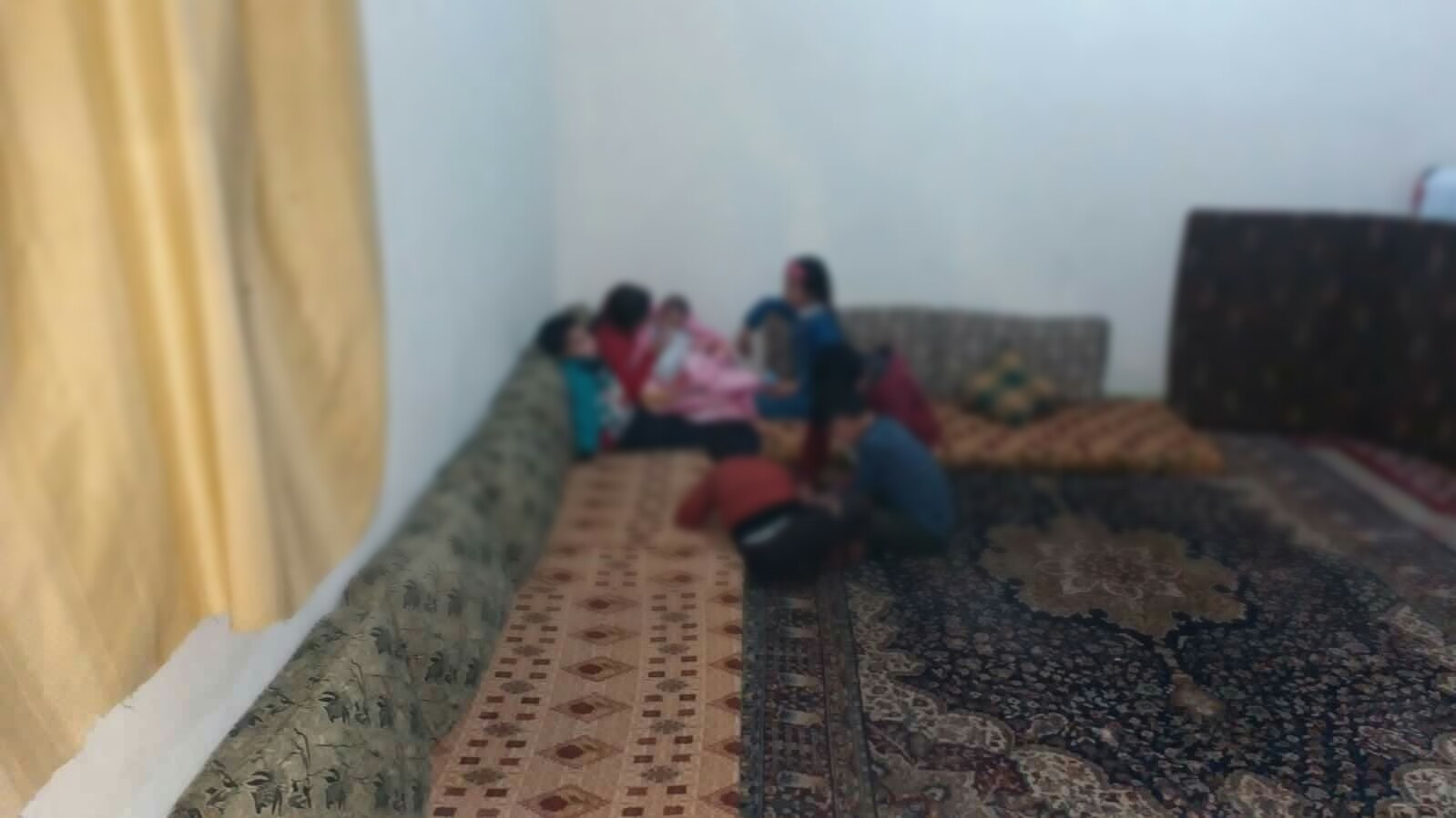 A homeless family