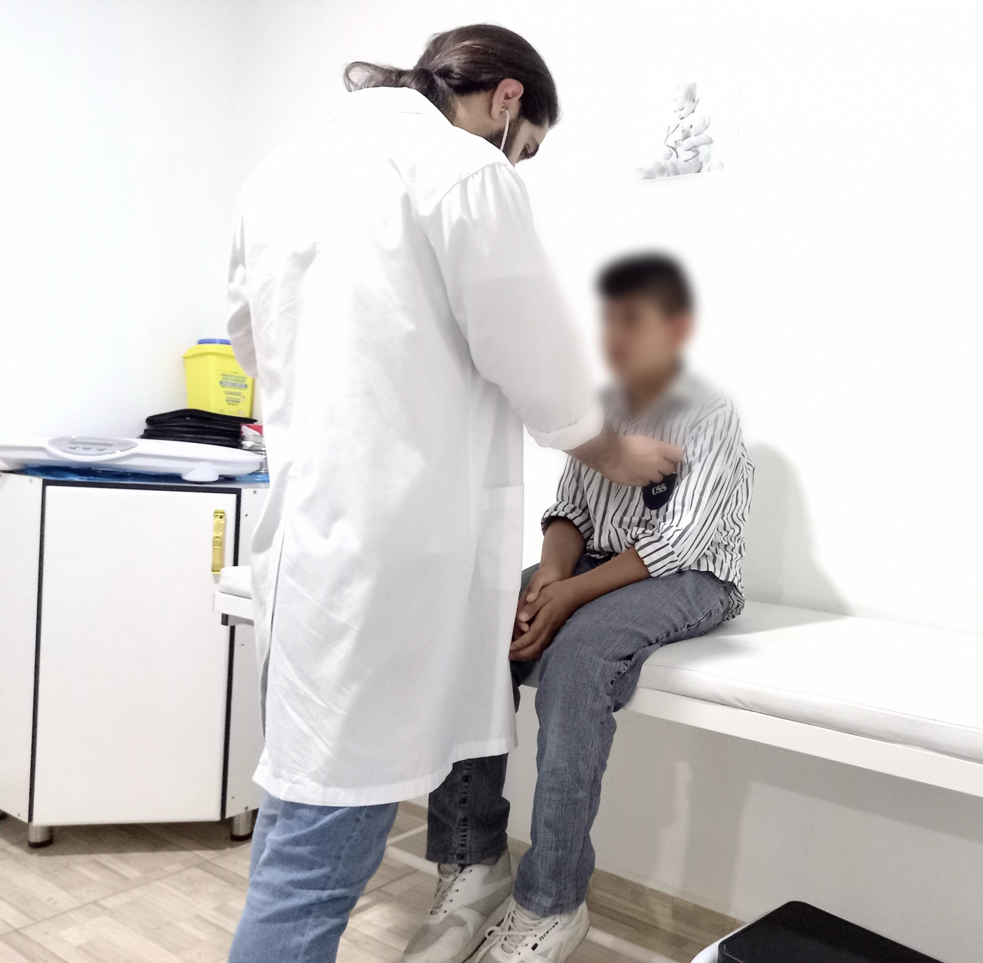 Mohammed suffers from high body-temperature and needs some medical tests!