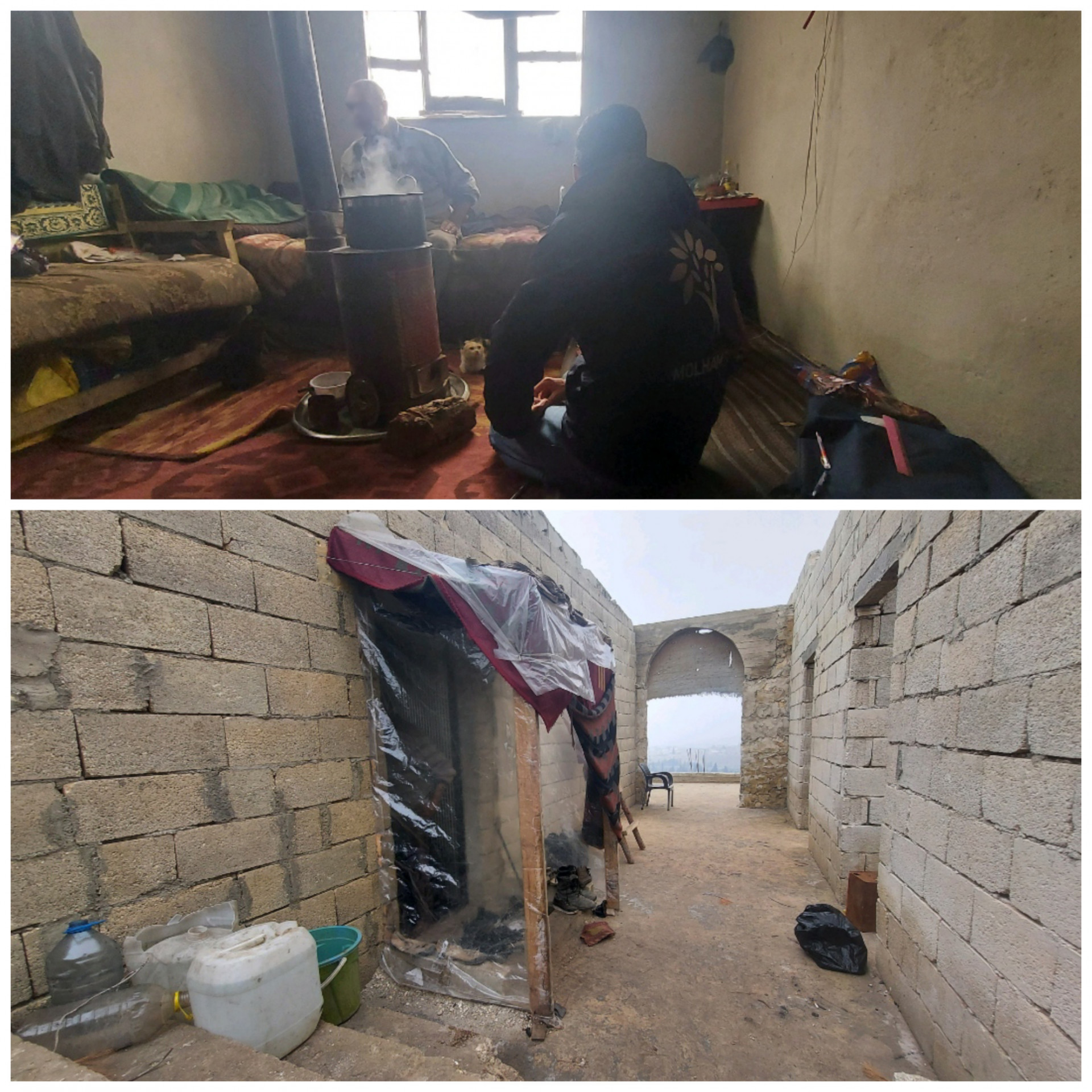 Abdulhameed and his family endure bad conditions