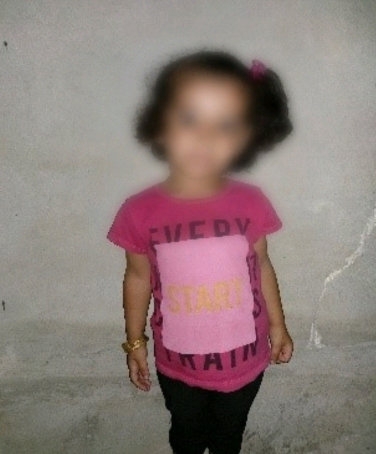 Hajar, an orphan girl from Aleppo