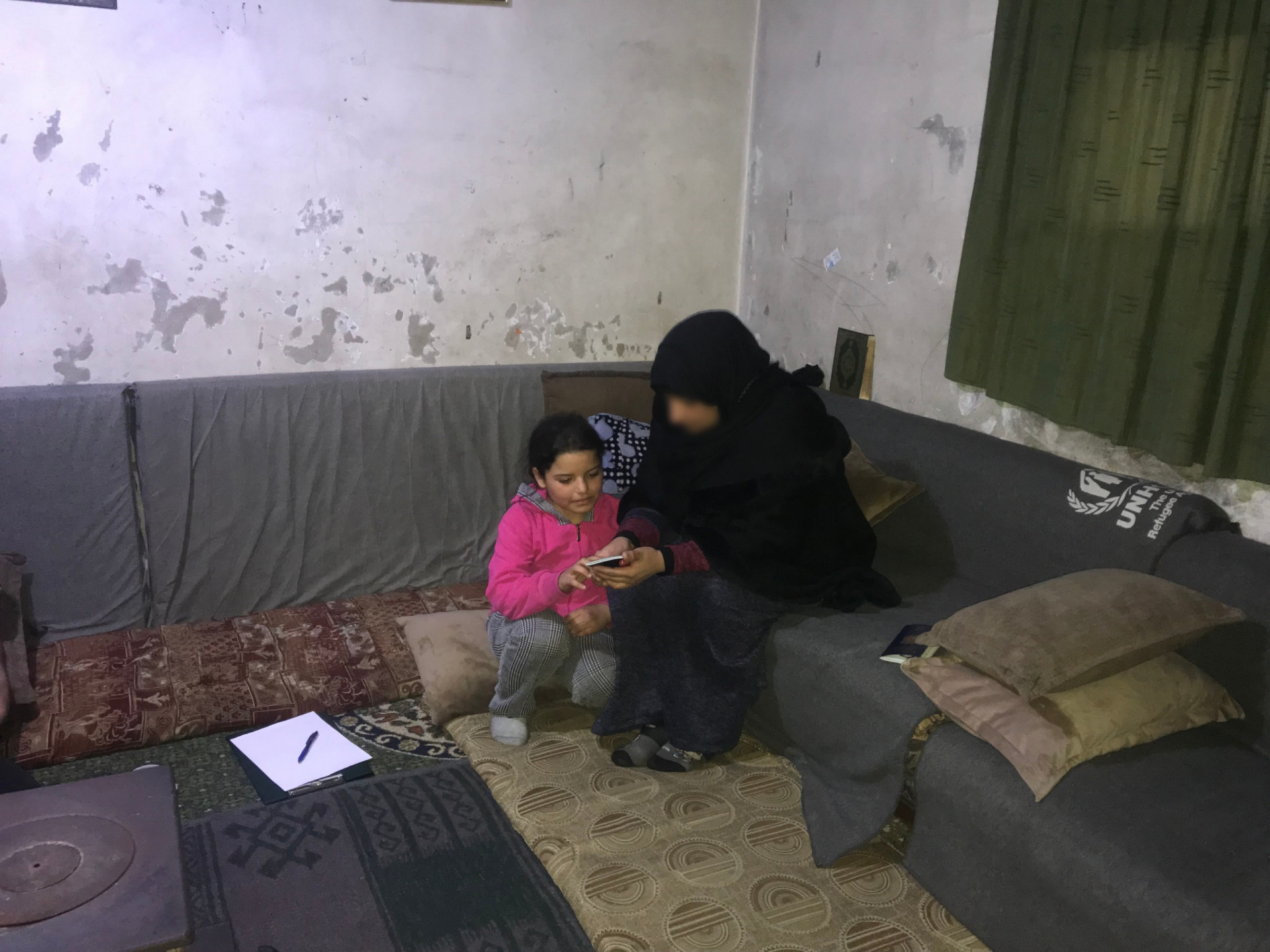 The mother is unable to secure the costs of her daughter's treatment