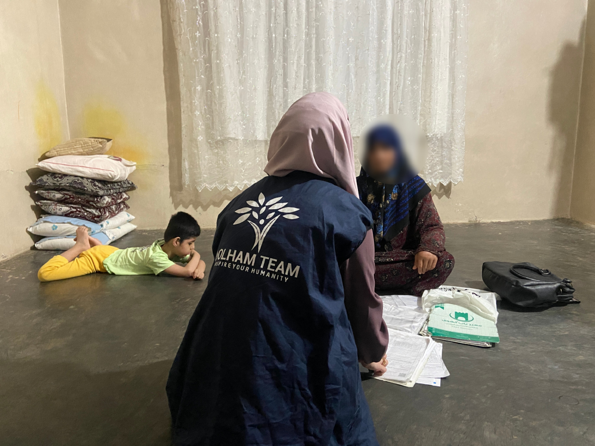 Nahla and her family live in poor living conditions with their special needs child.