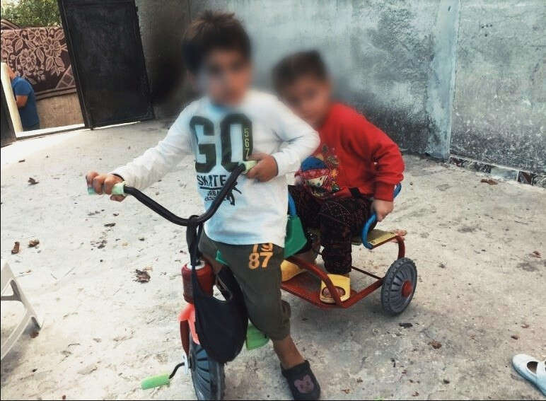a family without a father are fighting poverty and displacement