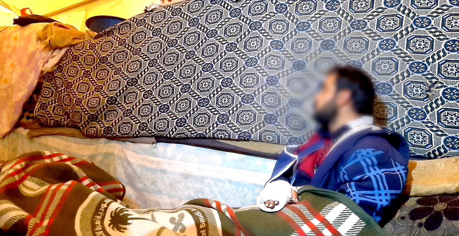 A family couldn't find a tent to live in