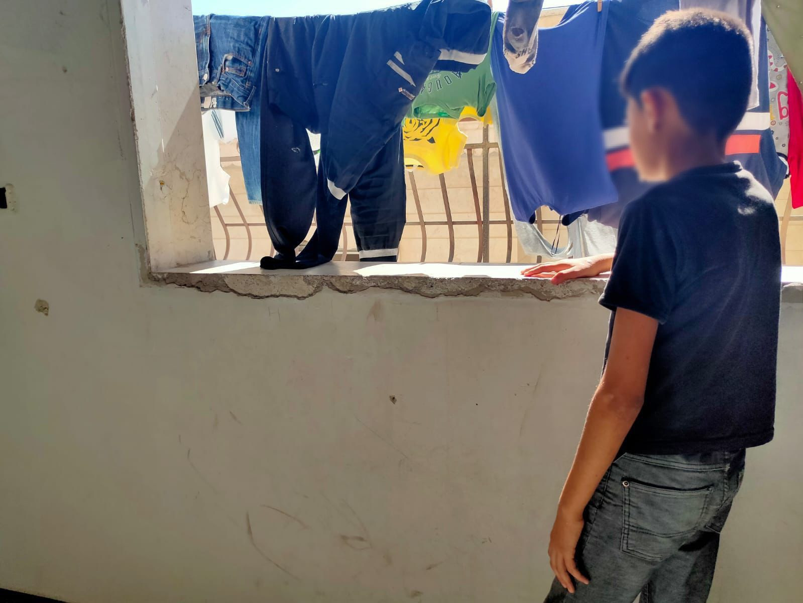 Samia is a widow lives with her children in poor conditions