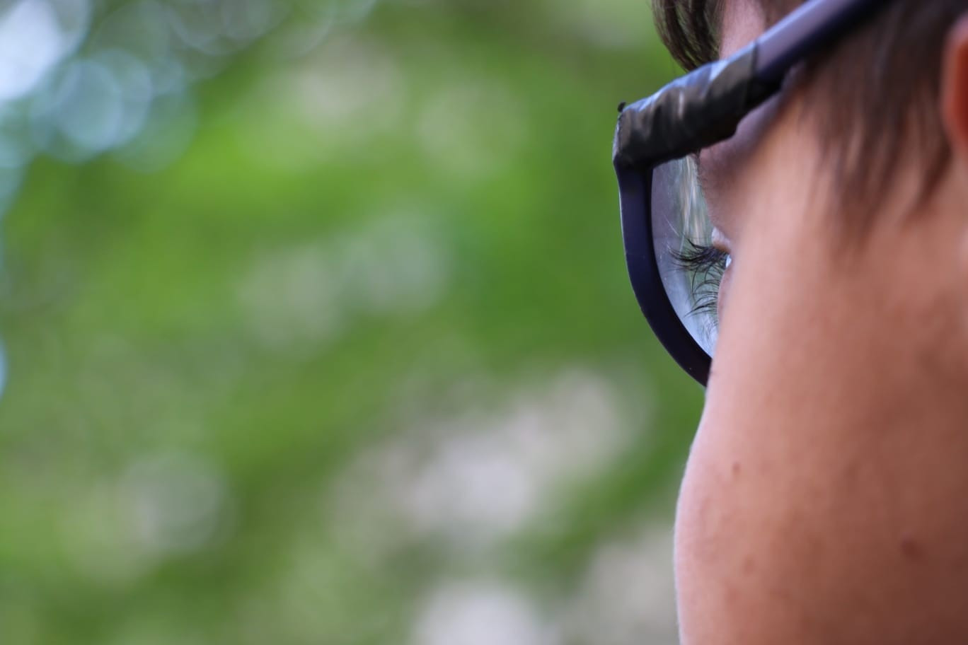A child in need of eye surgery