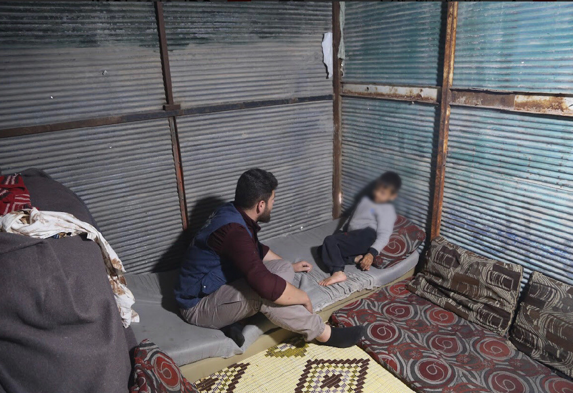 Omran needs a wheelchair.