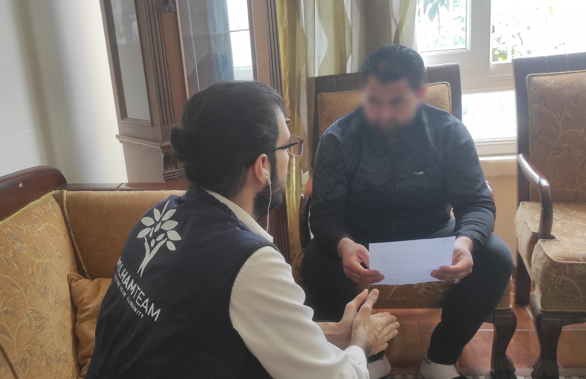 Ala'a couldn't provide his family's living needs
