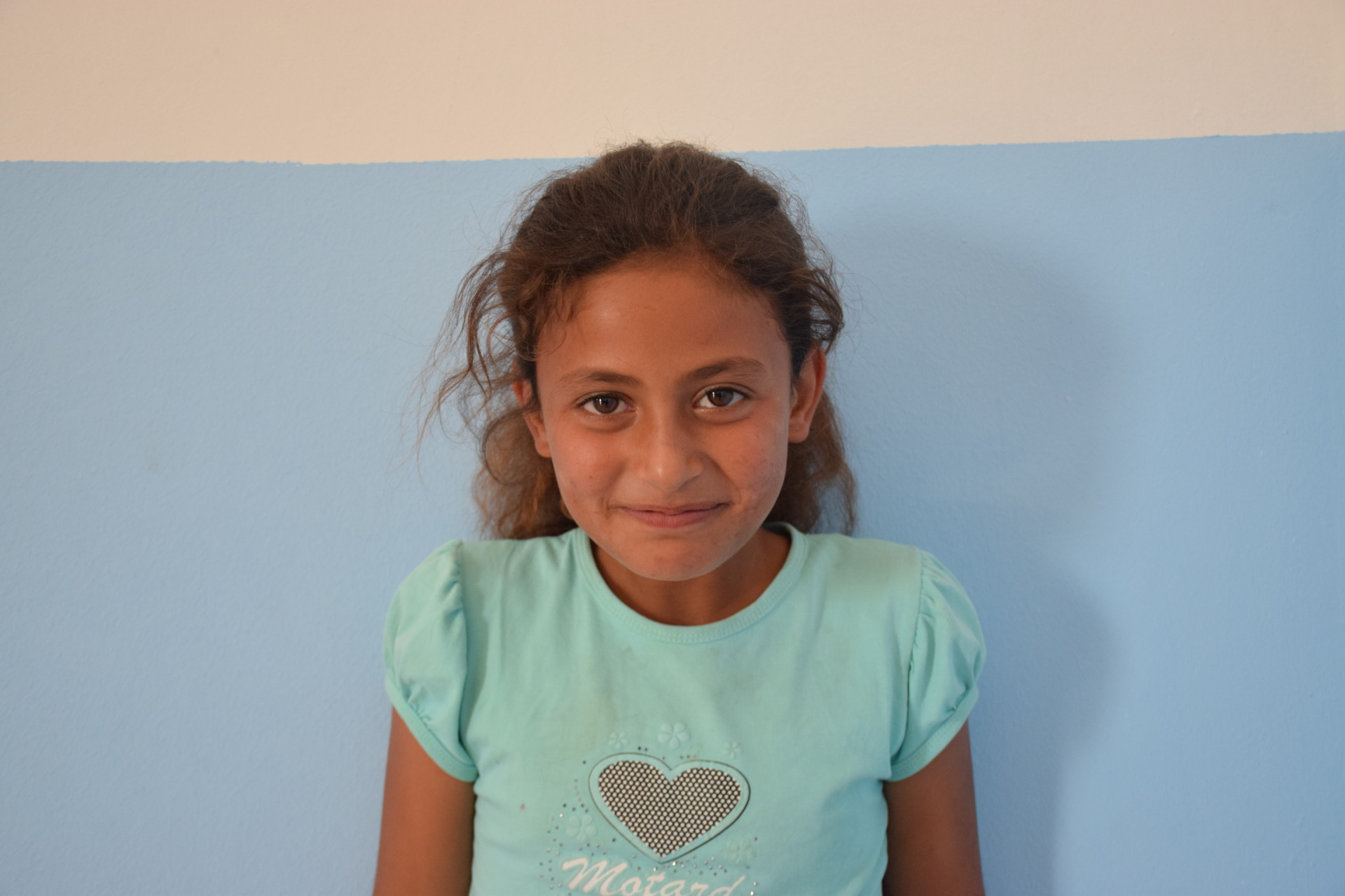 Aya, an orphan girl from Aleppo