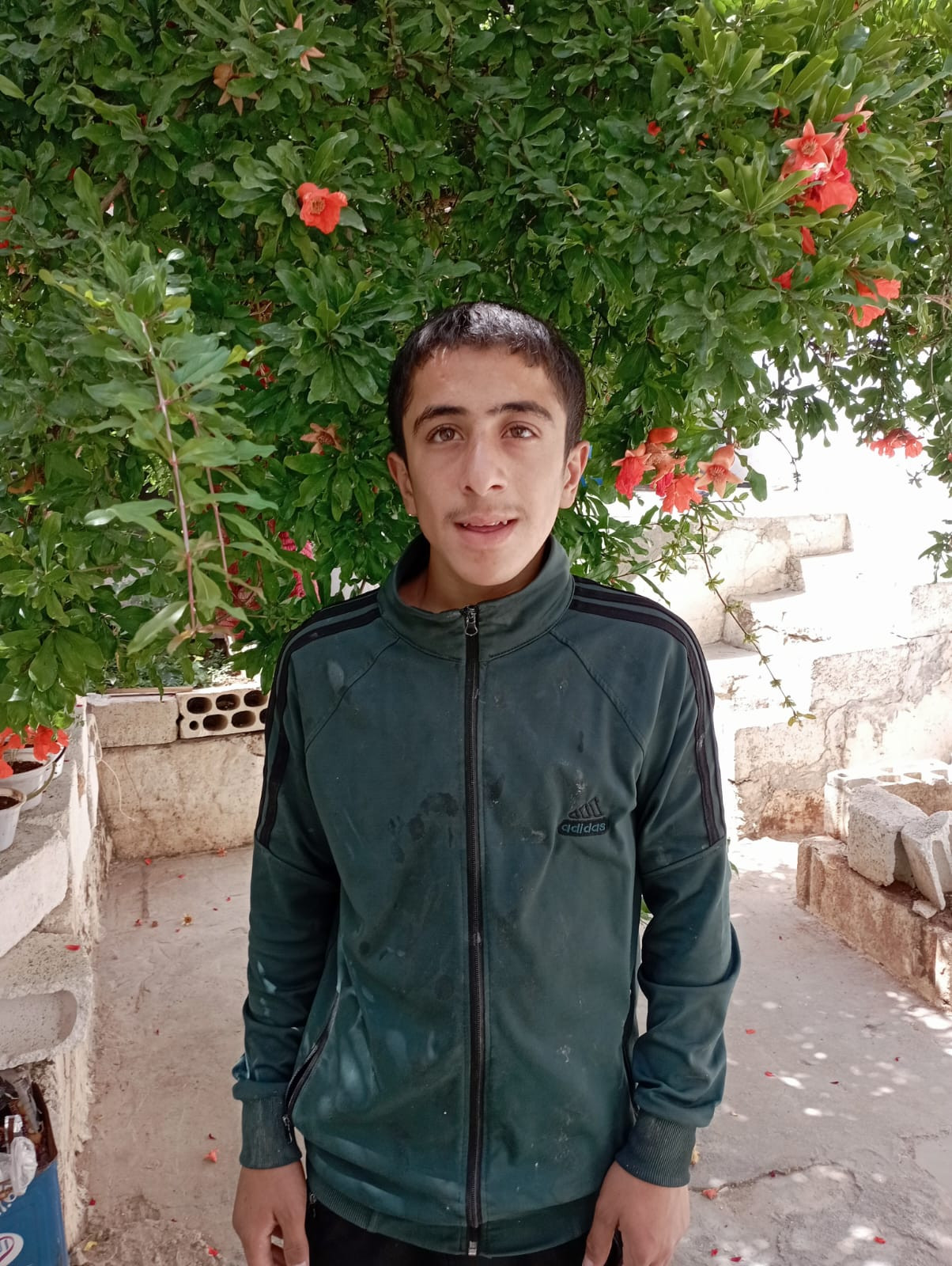 Ahmed is an orphan from Idlib