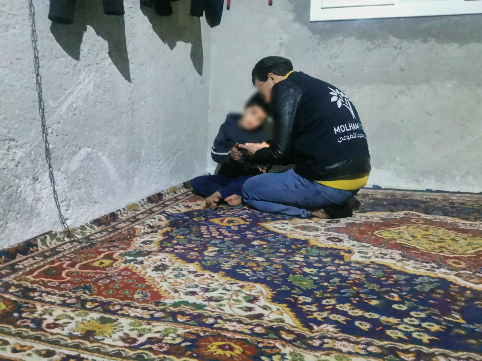 A widow and mother of an orphan who suffers from cerebral atrophy
