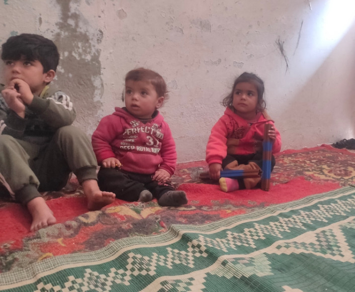 He is unable to get out of the house due to his bad living conditions.