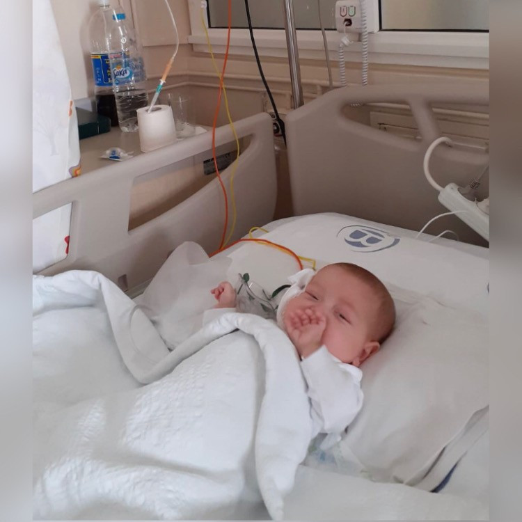 An infant with Leukemia