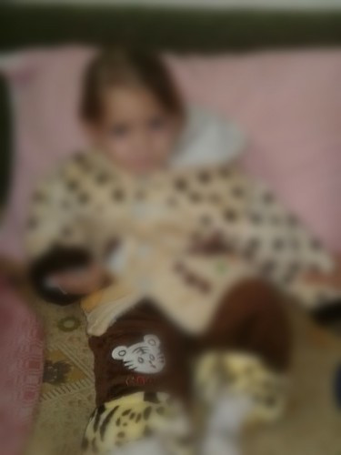 A little child with epilepsy