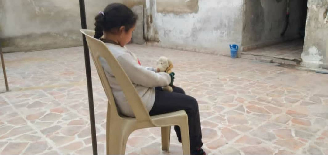 Manar, an orphan from Ma'arrat al-Nu'man