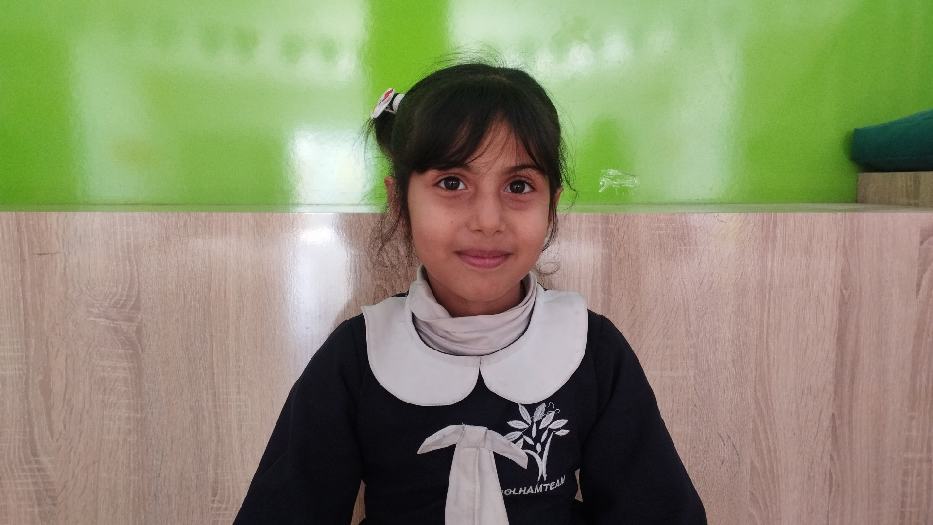 Hajar is an orphaned child who needs a sponsorship.