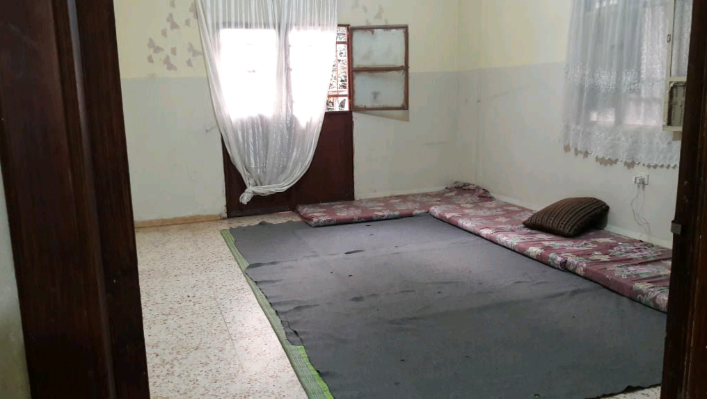 A family lives in disasterous conditions