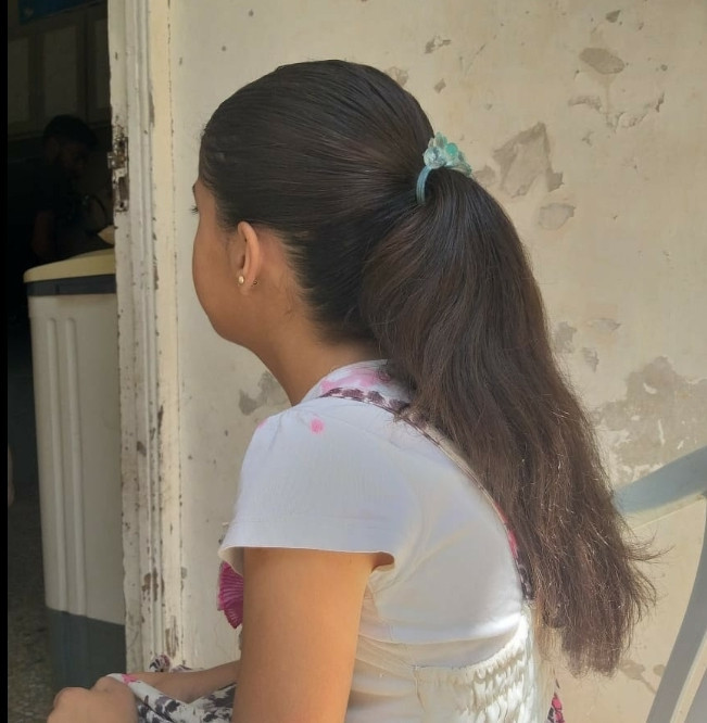 Sedra is an orphan child from Idlib